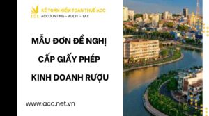 Mẫu đơn đề nghị cấp giấy phép kinh doanh rượu