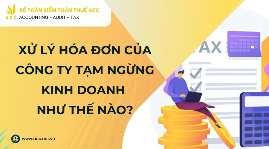 Xử lý hoá đơn như thế nao