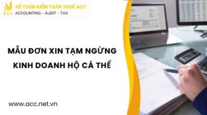 Mẫu đơn xin tạm ngừng kinh doanh hộ cá thể