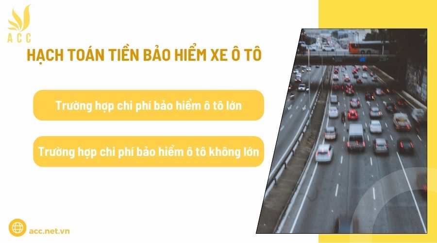 Hạch toán tiền bảo hiểm xe ô tô