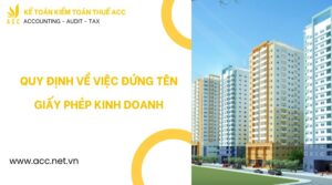 Quy định về việc đứng tên giấy phép kinh doanh