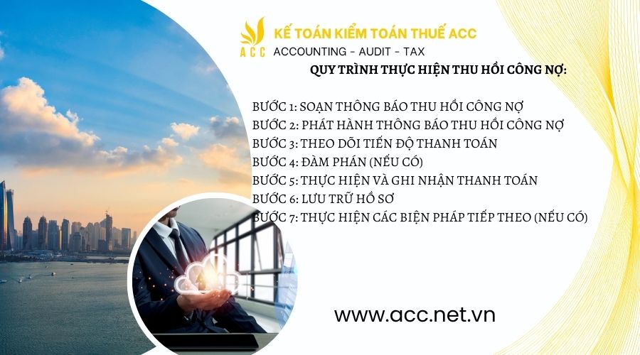 Quy trình thực hiện thu hồi công nợ