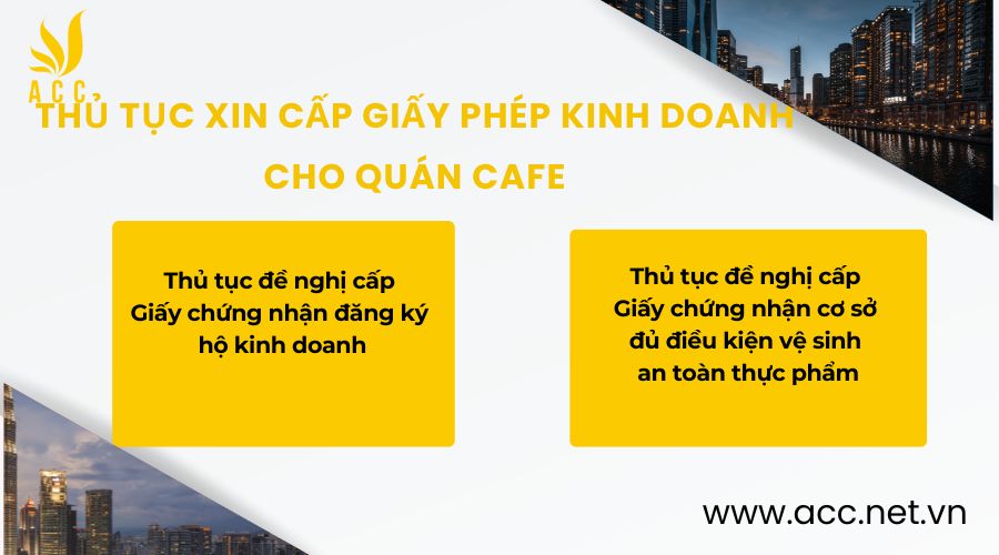 Thủ tục xin cấp giấy phép kinh doanh cho quán cafe