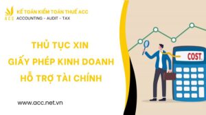 Thủ tục xin giấy phép kinh doanh hỗ trợ tài chính