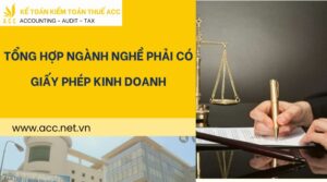 Tổng hợp ngành nghề phải có giấy phép kinh doanh