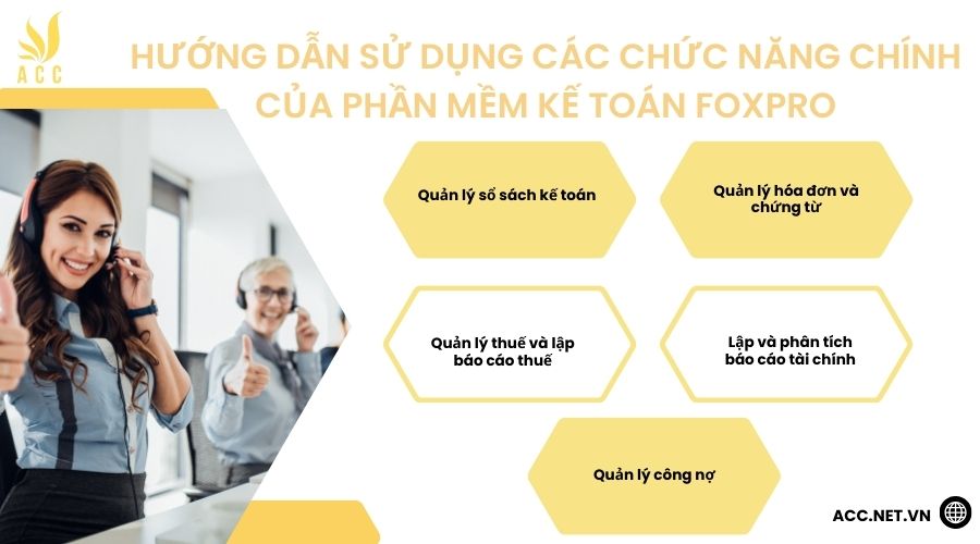 Hướng dẫn sử dụng các chức năng chính của phần mềm kế toán FoxPro