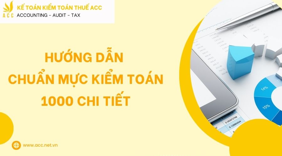 Hướng dẫn chuẩn mực kiểm toán 1000 chi tiết