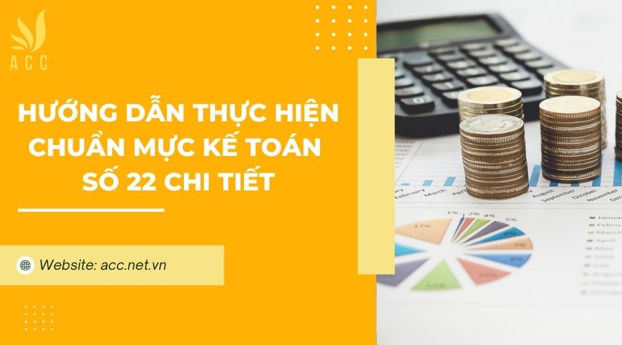 Hướng dẫn thực hiện chuẩn mực kế toán số 22 chi tiết