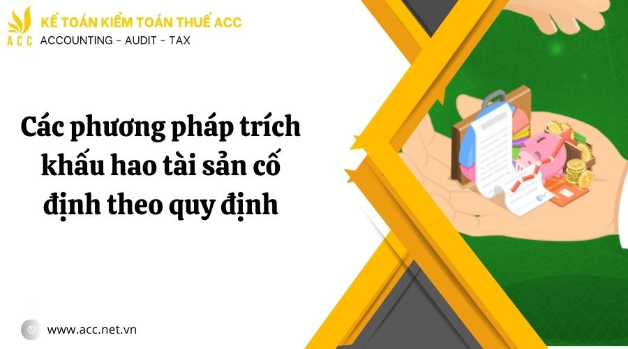 Thời điểm trích khấu hao tài sản cố định là khi nào