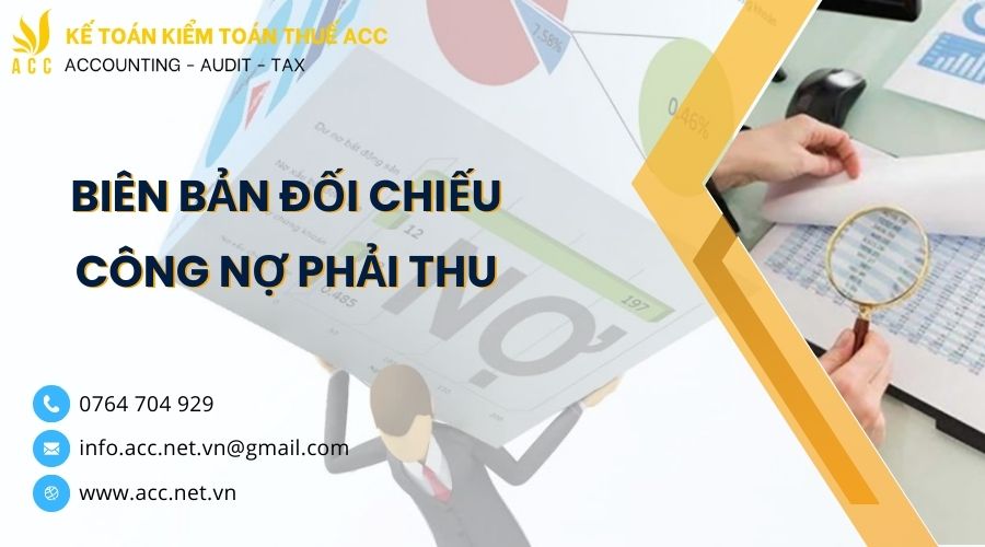 biên bản đối chiếu công nợ phải thu