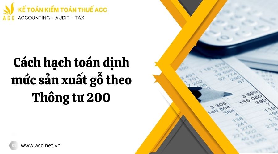 Hướng dẫn cách tính giá thành công ty sản xuất gỗ
