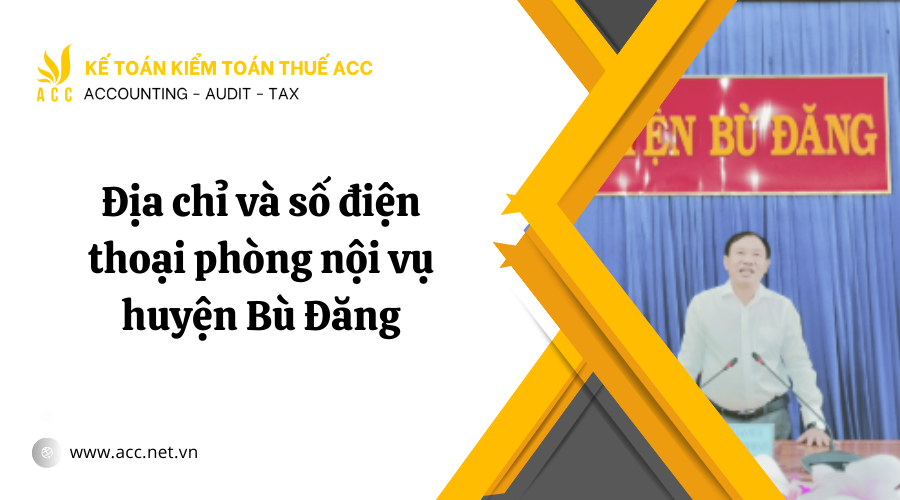 phòng nội vụ huyện bù đăng
