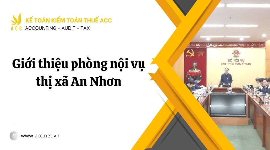 phòng nội vụ thị xã An Nhơn