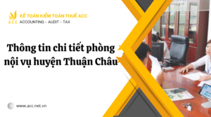 Thông tin chi tiết phòng nội vụ huyện Thuận Châu