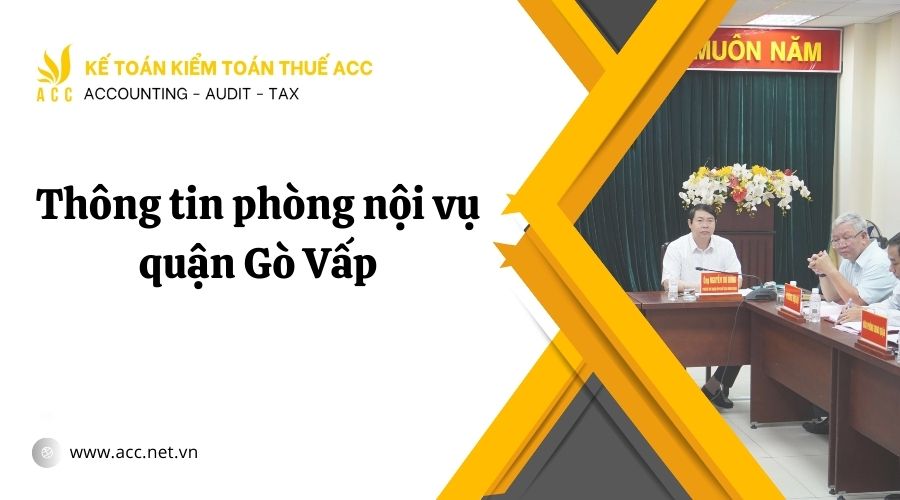phòng nội vụ quận Gò Vấp
