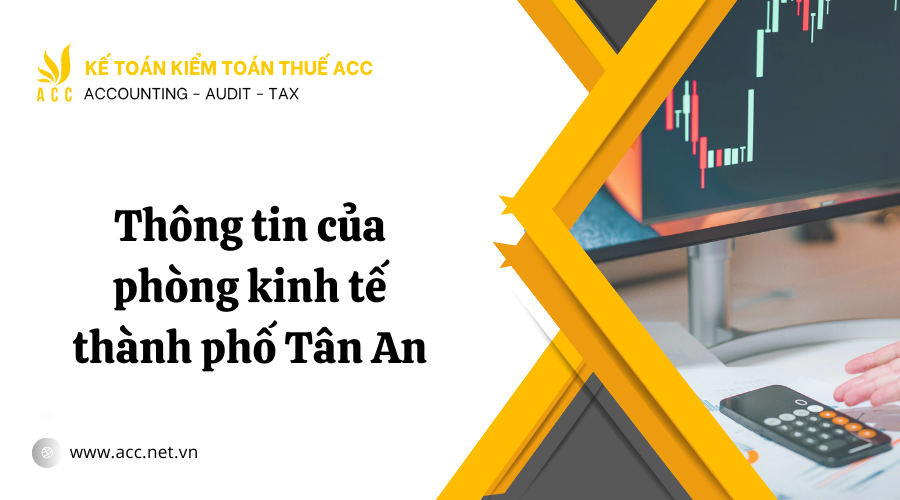 phòng kinh tế thành phố Tân An
