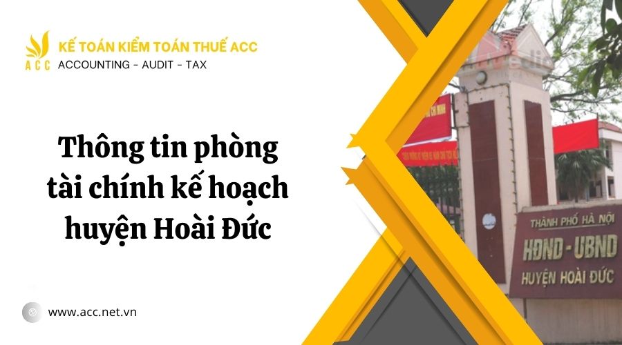 phòng tài chính kế hoạch huyện Hoài Đức