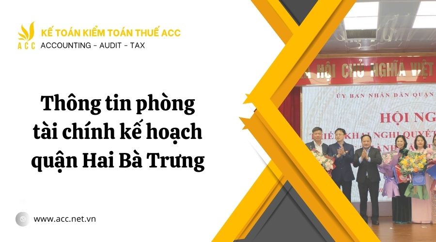 phòng tài chính kế hoạch quận Hai Bà Trưng